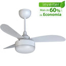 Ventilador de Teto Ventisol Fênix Branco Inverter Controle Remoto, 6 Velocidades - Bivolt