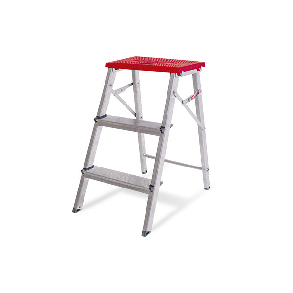 Escada Banqueta de Alumínio 3 Degraus 0,65m 120kg – Reisam