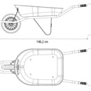 Carrinho Mão Azul 50 Litros Tramontina